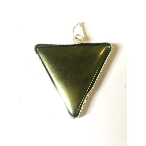 crystalmiracle Golden Pyrite Pendant Crystal Gemstone Gift Men Women Handcrafted Accessory