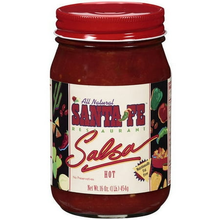 Santa Fe Restaurant Hot Salsa, 16 Oz.