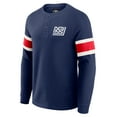 thumbnail image 2 of Men's Darius Rucker Collection by Fanatics Navy New York Giants Waffle-Knit Raglan Long Sleeve Henley T-Shirt, 2 of 6