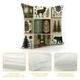 thumbnail image 4 of Throw Pillow Cover , Animal Pillow Cover, Patchwork Pinecones Decor Cushion Cover for Boys Men Adults,Westurn Decorative Pillow Cover, 4 of 5