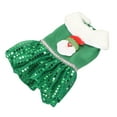 thumbnail image 4 of Chien de Compagnie Robe de Noël, Vert Mignon Chiot Partie Vêtements pour S Quotidien, 4 of 8