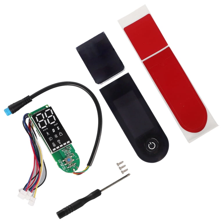Huba Dashboarddisplay Voor Elektrische Steps – Compatibel Met M365, Pro, Pro2 En MI3pro, Compact, Groen Display, Eenvoudig Te Monteren