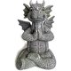 thumbnail image 1 of Garden Dragon Statue Happy Dinosaur Cheering You Resin Figurine Decorative Accent Sculpture Stone Finish 6 Inches Tall for Home Indoor Outdoor, 1 of 4