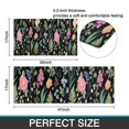 thumbnail image 7 of Pioneer Flower Floral Print Pattern Kitchen Rugs Sets Of 2,Anti Fatigue Kitchen Mat Rugs Non Slip Washable,Decorative Kitchen Floor Mats for Kitchen,Sink,Laundry,17"x30"+17"x47", 7 of 7