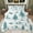 Cyan, variant on Manfei Rustic Pine Tree Queen Comforter Set for Teens, Cyan Plant Botancial Bedding Sets, Adventure Camping Reversible Bedding Comforter Set, Breathable Home Decor, 3 Pieces