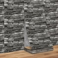 thumbnail image 2 of 3D Peel and Stick Foam Brick Wall Panels – 118.11in / 196.85in / 393.7in, Easy to Clean & Cut, Grid Pattern for Home Decor – Self-Adhesive Wallpaper for Living Room, Kitchen, Bedroom, Office, Dorm, 2 of 11