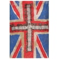 thumbnail image 2 of True Rock Jr Women's British Punk Flag Graphic Tank Top (Tan, Small), 2 of 3