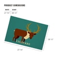 thumbnail image 4 of Lantern Press 1000 Piece Jigsaw Puzzle, Colorado, Elk Geometric, 4 of 5