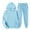 03# Light Blue, variant on Sweatsuits Women 2 Piece Outfit Hooded Sweatshirt Matching Baggy Sweatpants with Pockets Y2k Lounge Jogging Tracksuit Light Blue S