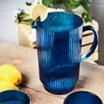 thumbnail image 2 of Blue Acrylic Ribbed Pitcher 1.9L, 2 of 4