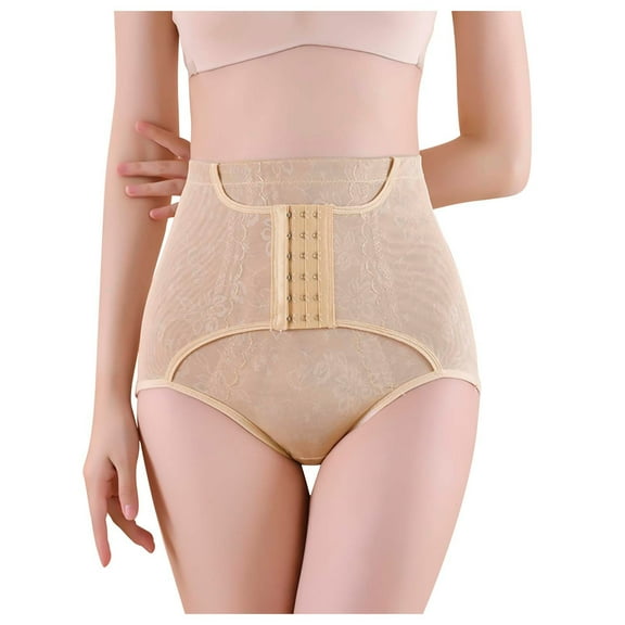 ICHUANYI Women's Panties Lace High-Waist Buttocks Puller Abdomen Ne-Piece Shapewear New Year Fashion