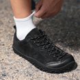 thumbnail image 6 of Men's Lace‑Up Low‑Top Hiking Trail Shoes, Synthetic Leather Upper Mesh Lining Square Toe Rugged Rubber Outsole Lightweight Footwear For Trekking Walking And Daily Outdoor Activities, 6 of 7