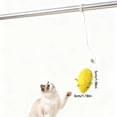 thumbnail image 2 of Interactive Cat Toys for Indoor Cats, Plush Mouse with Catnip & Bell, Elastic Rope for Self-Playing Fun, Kitten Teething Toy, Easter Gifts for Cats Yellow, 2 of 3