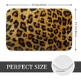 thumbnail image 2 of Susaid Golden Leopard Glitter Print Doormat,Porch Decor,Housewarming Decor Gift Doormat,Funny Flannel Floor Mat,Funny Doormat 24x16 Inch, 2 of 7