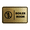 Brushed Gold, variant on Signs ByLITA Classic Framed Boiler Room Door or Wall Sign Easy Installation | Health And Safety | Building And Hospitality Sign (Black) - Small