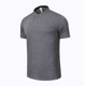 thumbnail image 4 of Tops para hombre, blusas y camisas de manga corta con cuello redondo para hombre, camiseta informal de entrenamiento al aire libre de color liso para hombre, camisa de manga corta con botones a presió, 4 of 9