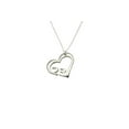 thumbnail image 2 of Collier Anniversary de Mariage 23 Ans - en Forme de Cœur avec Design Découpé 23 Ans, 2 of 4