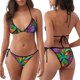 thumbnail image 3 of Balery Multicolored Beautiful Flower Pijama Estampado Bikini de Dos Piezas para Mujer - Conjunto de Bikini Ajustable Sexy y Cómodo para Playa, 3 of 6