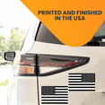 thumbnail image 3 of Magnet Me Up Black and White American Flag Vinyl Magnet Decal, Opposing 2 Pk, 4x6 in, Black, White, 3 of 7