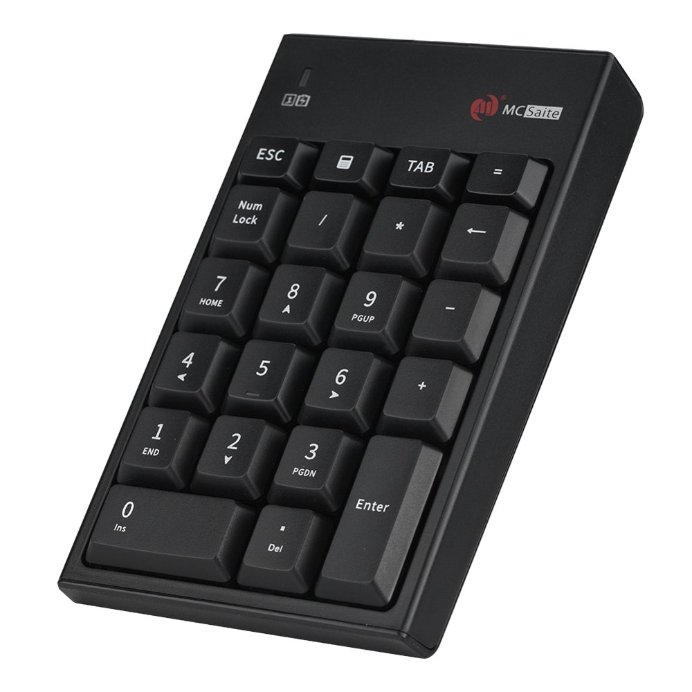 Ccdes Number Keypad Optical Mouse Set, Wireless Keyboard Mouse Combo,2.4GHz Wireless Keyboard