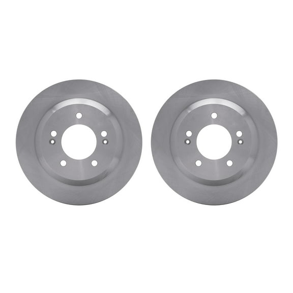 Dynamic Friction Company Rear Brake Rotors 6002-03057