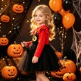 thumbnail image 4 of JHOKCI Toddler Girls Halloween Dress Long Sleeve Cat Tutu Princess Outfit, 4 of 8