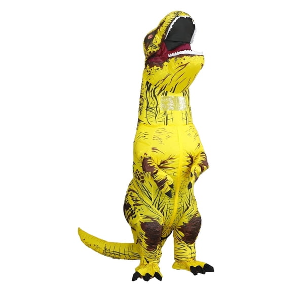 Inflatable Dinosaur Costume for Adult Blow Up Dinosaur Costume for Halloween Cosplay Party Fancy T-rex Costume Outfit