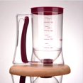 thumbnail image 4 of Distributeur de Pâte à Crêpes Outil de Cuisson Tasse à Mesurer de Pâte Cuisine Outil Crêpe Pâte Manuel Distributeur Facile à Utiliser et Nettoyer Convient pour Gaufres Muffins Gâteaux et Crêpes, 4 of 5