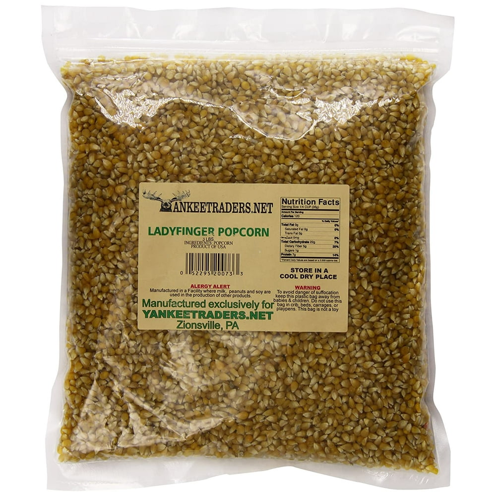 Yankee Traders Lady Finger Popcorn, 3 Pound