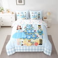 thumbnail image 2 of jejeloiu Retro Cartoon Nutcracker 7-Piece Twin Bedding Sets,Kawaii Ballet Dancer Bedding Comforter Set,Cute Christmas Tree Xmas Gifts Sheet Sets For Girls,Microfiber Bedroom Decor Reversible, 2 of 8
