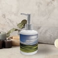 thumbnail image 3 of Ambesonne Nature Soap Dispenser & Toothbrush Holder Set, Summer Pasture Grassy Hills, 2 Pcs, Green Blue, 3 of 6