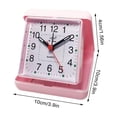 thumbnail image 4 of Quartz Travel Alarm Clock with Protective Case, Compact & Portable, Easy Read Display, Battery Operated, 4 of 10