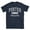 Navy, variant on Porter Indiana Classic Established Men's Cotton T-Shirt