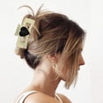 thumbnail image 2 of Pinzas de garra cuadradas, pinzas para el cabello antideslizantes, accesorios de garras para el cabello mate, pinza para mujeres y niñas, 2 of 5