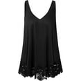 thumbnail image 1 of HSHDLDF Plus Size Swing Lace Flowy Tank Top for Women, 1 of 5