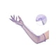 thumbnail image 3 of Guantes largos de tul para mujer INSPIRE CHIC, guantes de malla transparentes de dedo completo para bodas de noche, morado M, 3 of 6