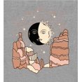 thumbnail image 2 of Celestial Tropics Canyon Adult Heather Gray Long Sleeve Hoodie-Medium, 2 of 3