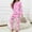 Pink 2, variant on BLTIBY Flannel Pajama Sets for Women 2 Piece Crew Neck Valentine's Day Fuzzy Long Sleeve Pants Oversized Casual Sherpa Sleepwear Outfits Black XL