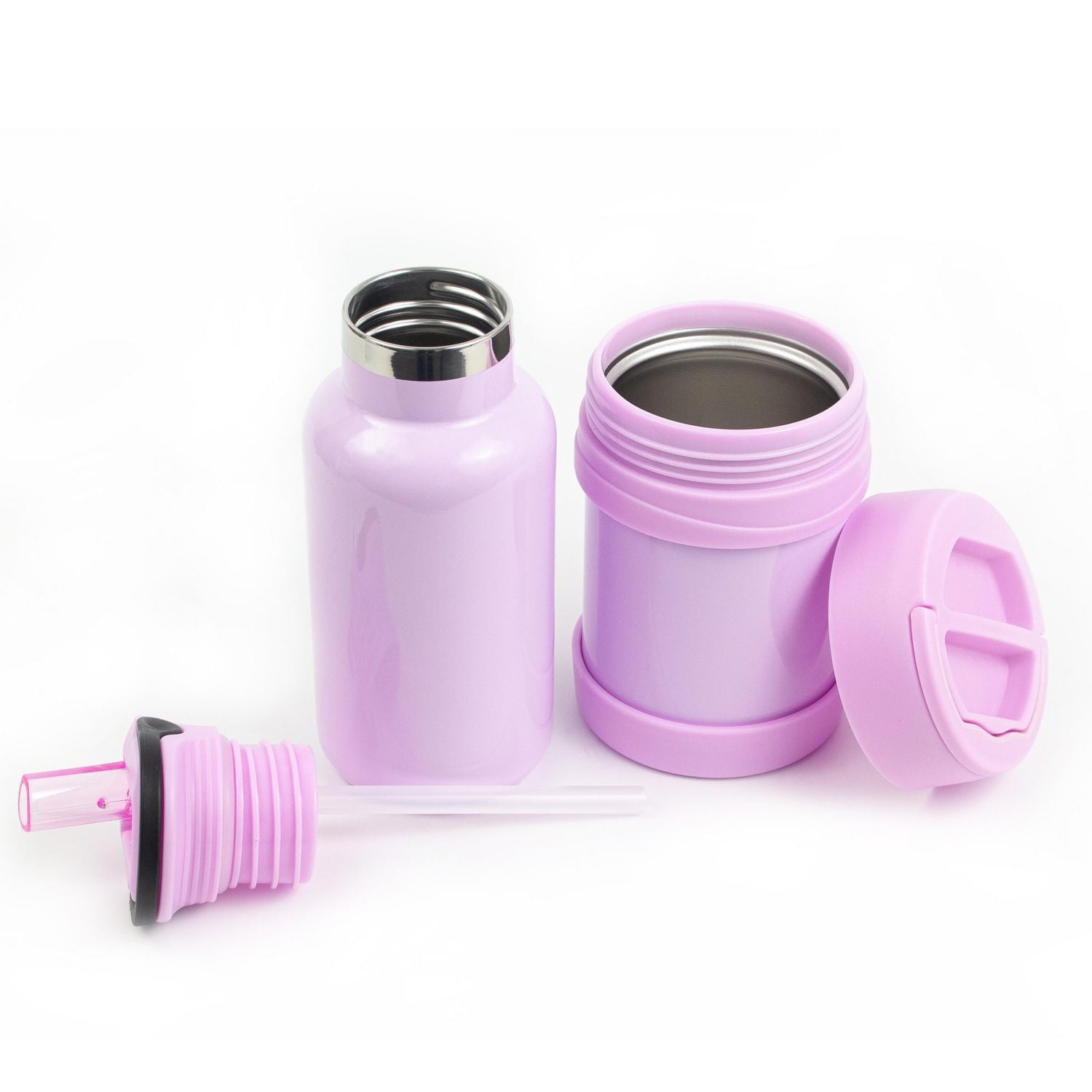 Sully 2-pack Reusable Stainless Steel Lunch Jar and Bottle Set