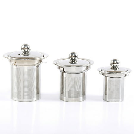 

Yin Reusable Stainless Steel Tea Strainer Infuser Mesh Filter Drinkware Teaware