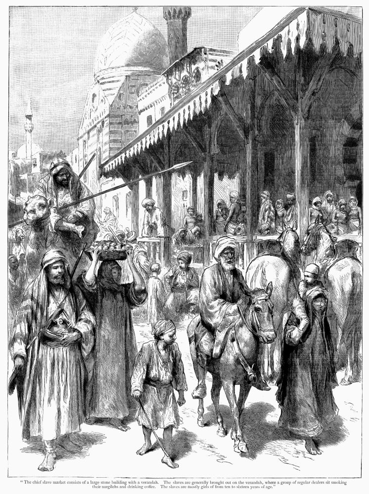 A normal day at the slave market A normal day at the slave market