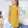 thumbnail image 4 of Fotbe Funny Chicken Vestido de Dormir para Niñas de 3 a 10 Años, Mangas Cortas, Estilo Princesa, Pijama Camisón con Mangas Voladas-X-Large, 4 of 6