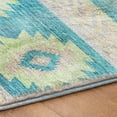 thumbnail image 5 of Addison Rugs Dream Shag Premium Machine Washable Transitional Aztec Peacock Runner Rug, 2'3" x 7'6", 5 of 8