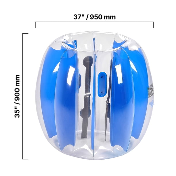 VEVOR Lot de 2 balles gonflables Sumo Zorb de 1,5 m pour adolescents et adultes, 0,8 mm d'épaisseur en PVC pour hamster humain pour jeu d'équipe en plein air, jouets pour jardin