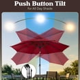 thumbnail image 5 of Pure Garden 10FT Patio Umbrella with Auto Tilt and Vented Canopy (Red), 5 of 10