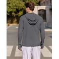 thumbnail image 5 of COOFANDY Men's Casual Light Jacket UPF 50+ Hooded Zip-Up Sun Shirt Breathable for Travel Fishing, 5 of 5