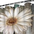 thumbnail image 3 of Waterproof Cute Boho Daisy Shower Curtain 72x72 Inch Boho Style Polyester Unique Shower Curtain for Bathroom Hotel Home Decor with 12 Plastic Hooks, 3 of 5