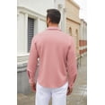 thumbnail image 4 of COOFANDY Men's Button Down Long Sleeve Dress Shirts Wrinkle Free Athletic Fit Untucked Shirt, 4 of 6