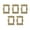 Golden 4, variant on UDIYO 5Pcs/Set DIY Painting Frame Shape Nail Decor Exquisite Stylish Metal Manicure Art Decor for Female
