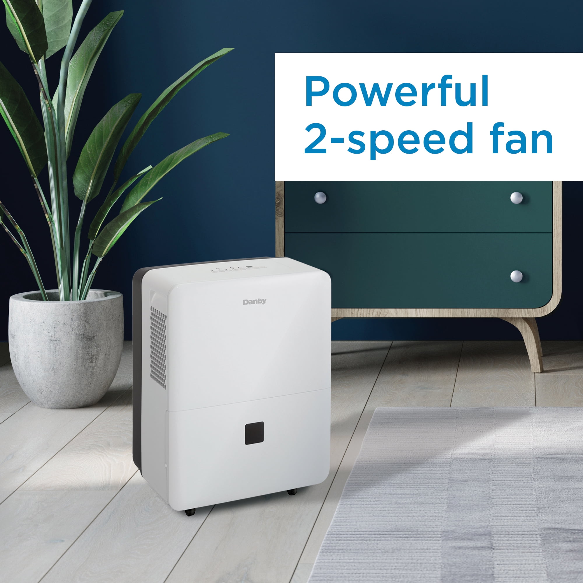 22-Pint Dehumidifier with Smart Dehumidify in White, for Rooms up to 1,500 sq. ft.